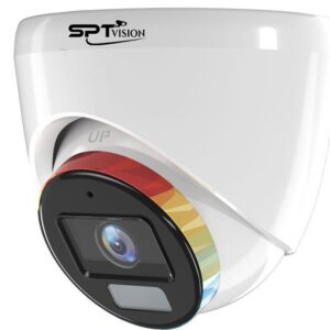 SPT-IP-DL344MC-L-Y 4MP IP SILIVER ILLUMAX COLOUR+AUDIO DOME